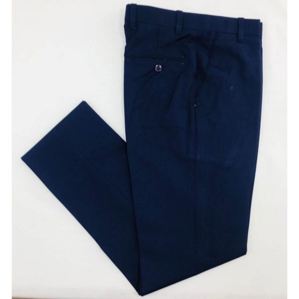 JNS - 25 Navy Blue Pant with Fix Waist