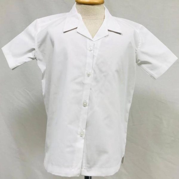 JNS - 8 White Blouse Half Sleeve